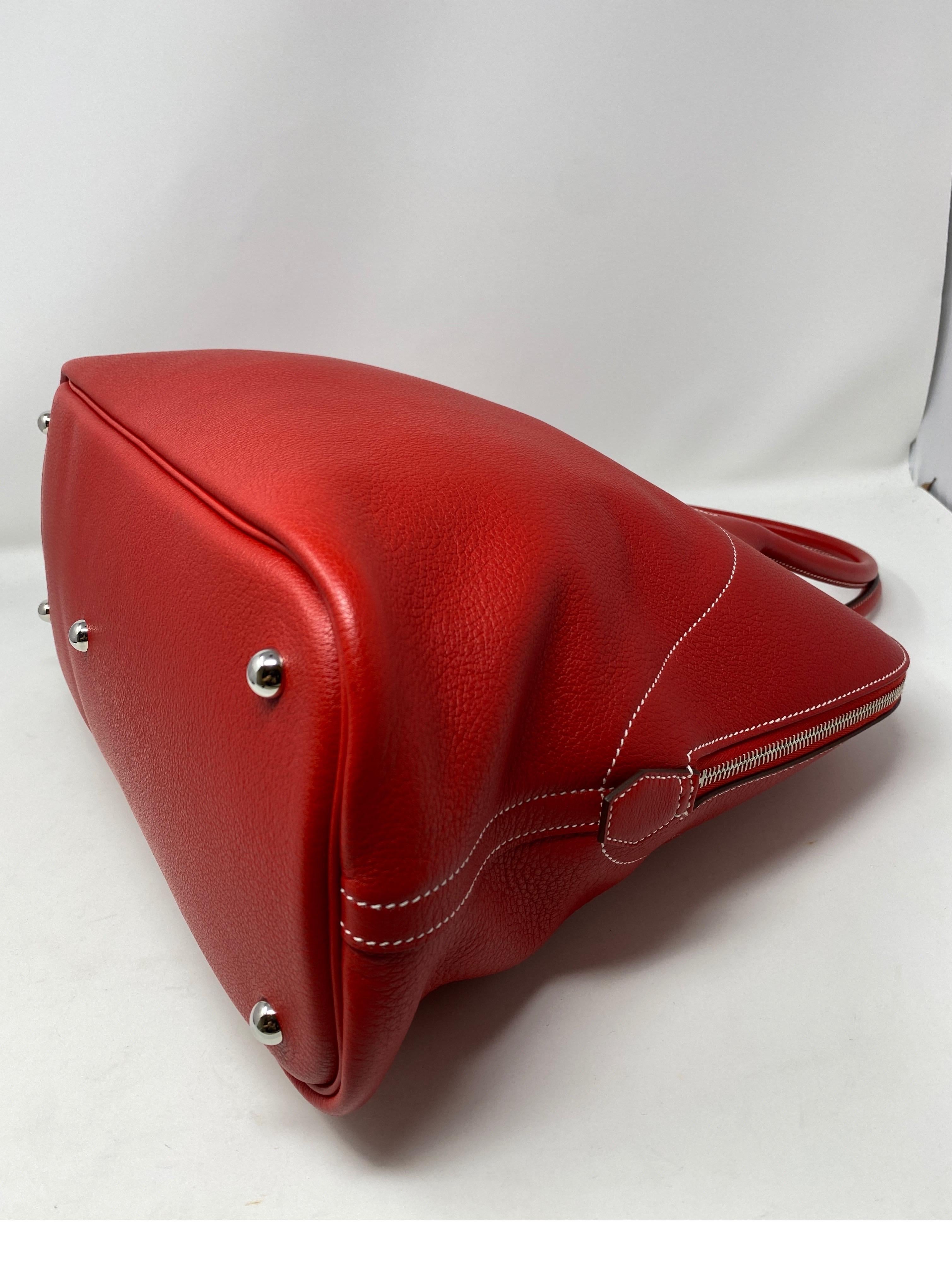 Hermes Red Boilde Bag 8
