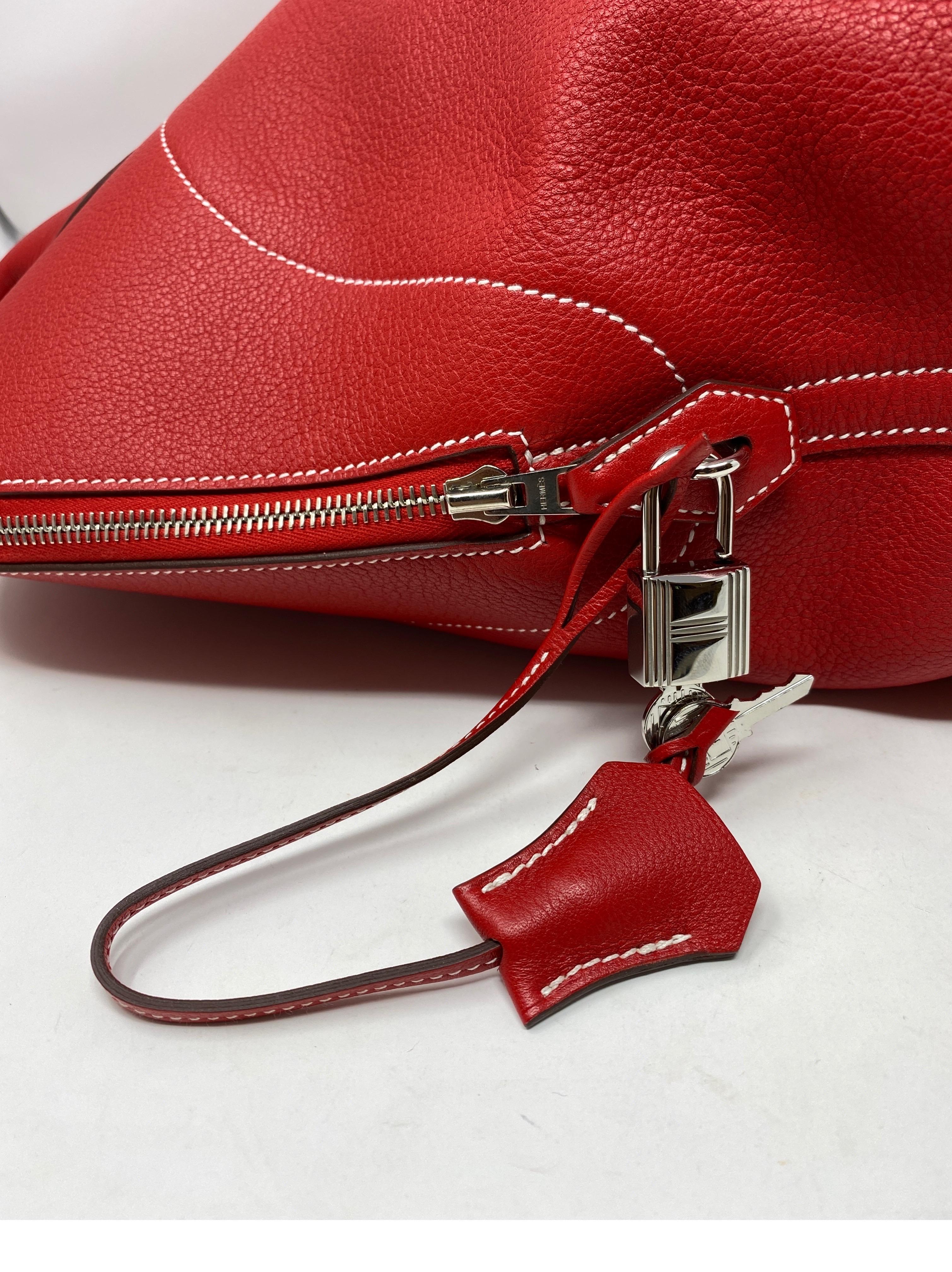 Hermes Red Boilde Bag 10