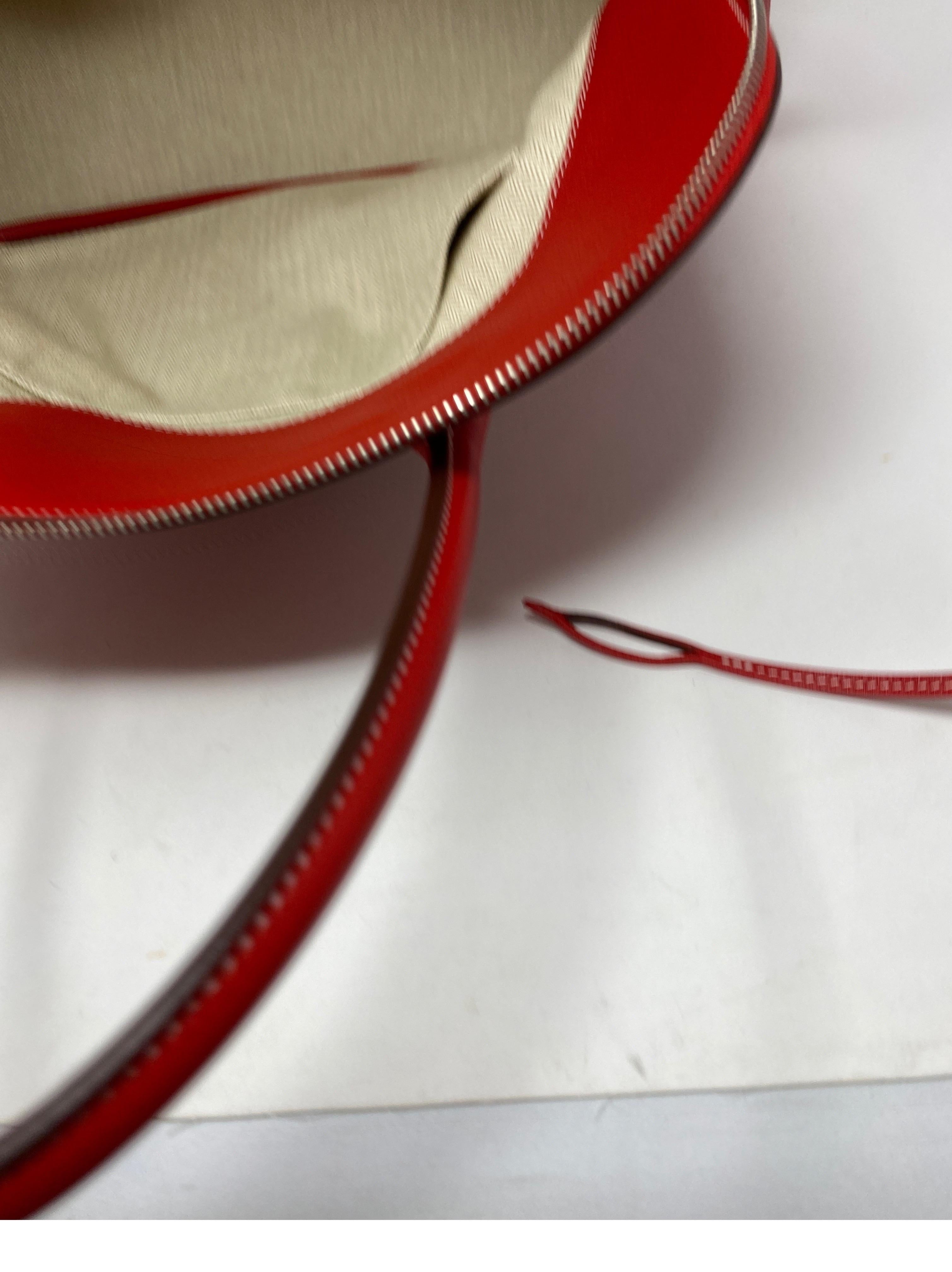 Hermes Red Boilde Bag 12