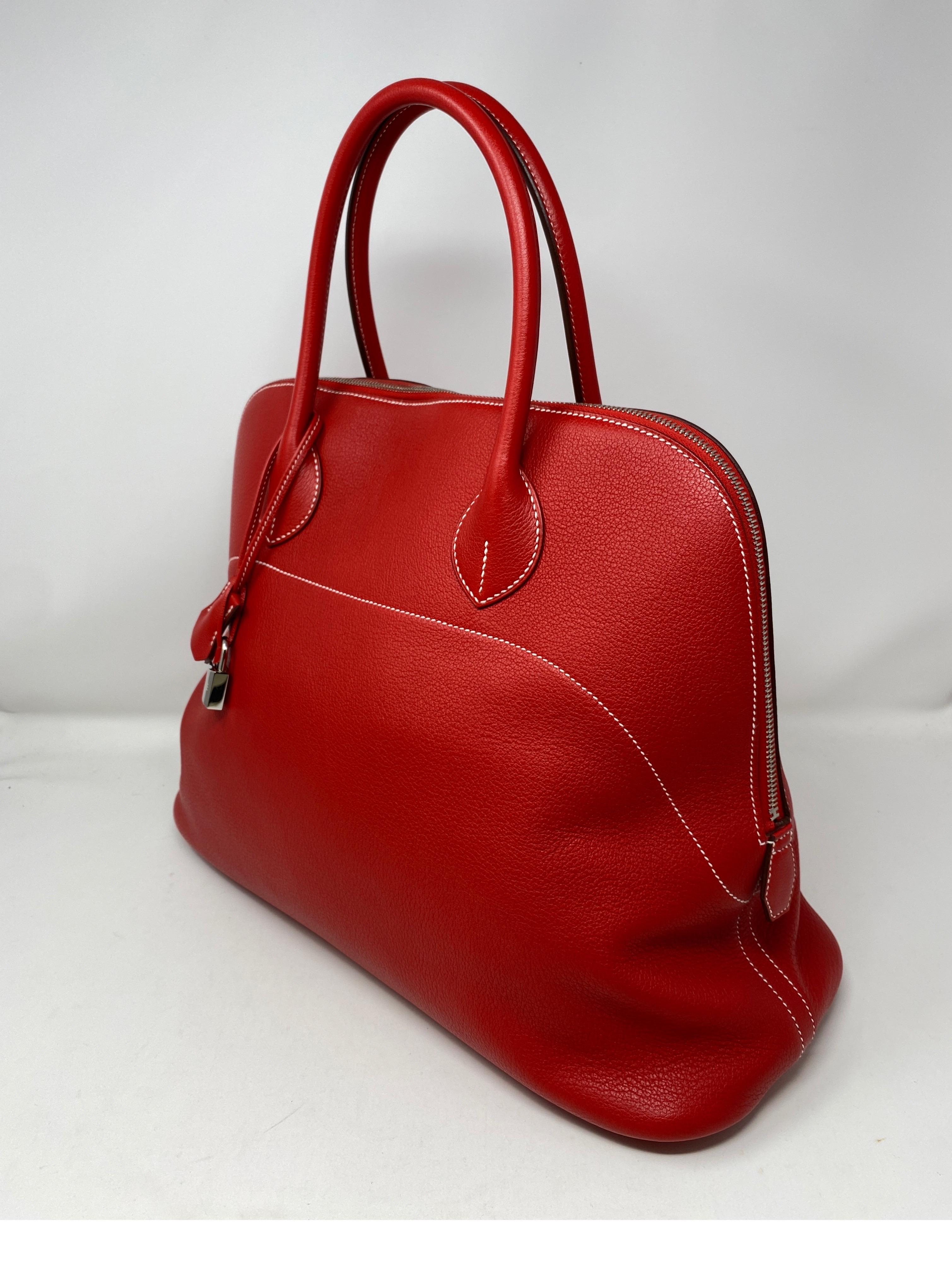Hermes Red Boilde Bag 2