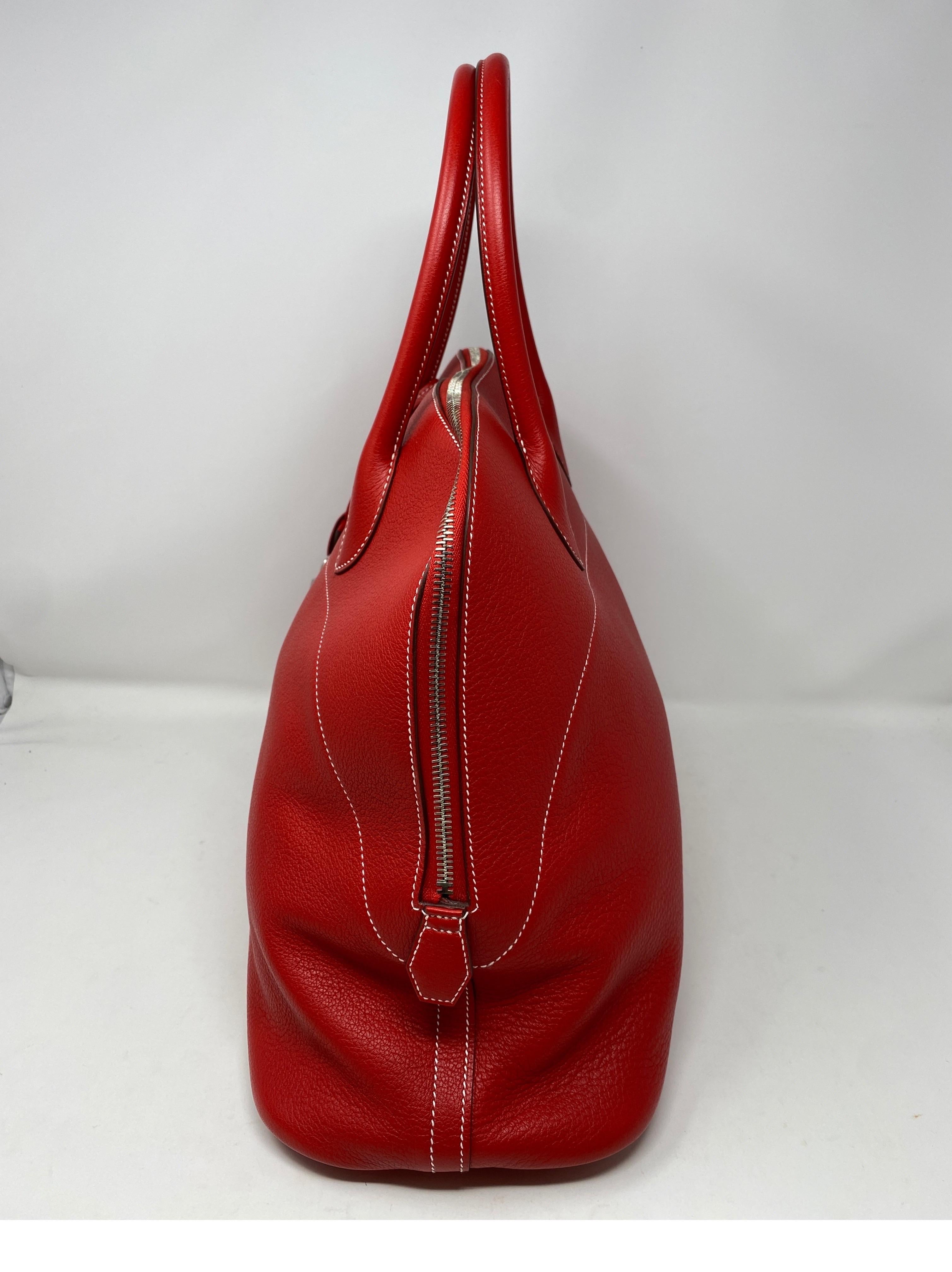 Hermes Red Boilde Bag 3