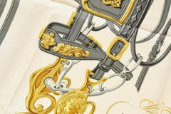 Hermès - Écharpe rouge « Brides de Gala »