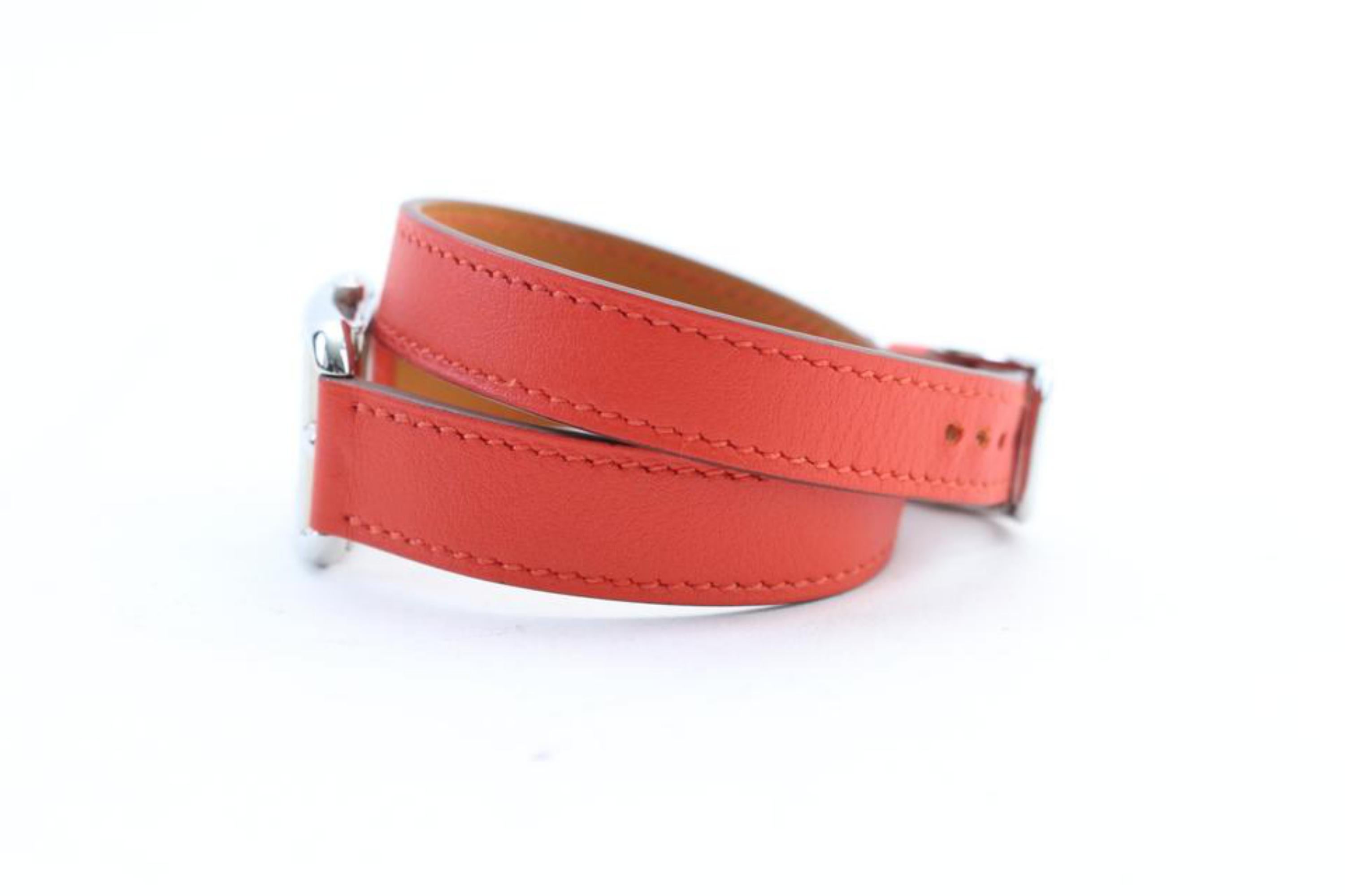 Hermès Red Cape Cod Wrap 9hr0207 Watch For Sale 5
