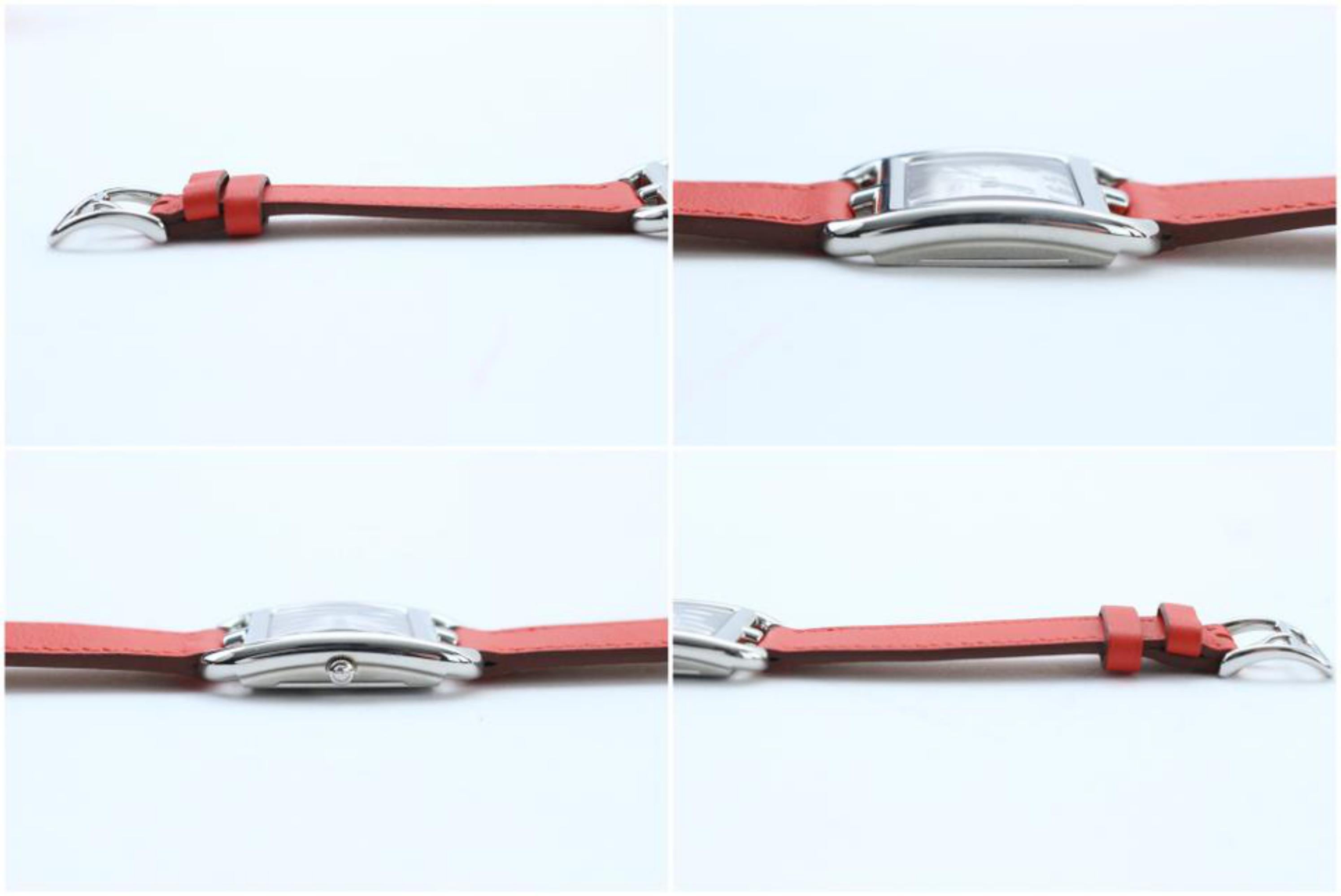 Hermès Red Cape Cod Wrap 9hr0207 Watch For Sale 6