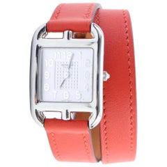 Hermès Red Cape Cod Wrap 9hr0207 Watch