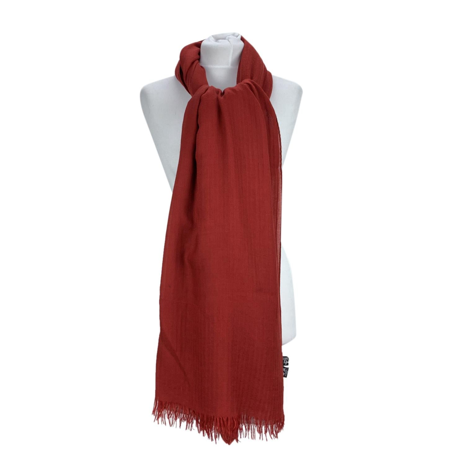 hermes h wool scarf