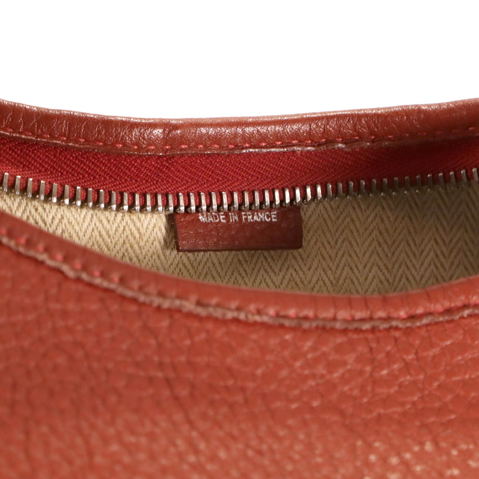 Hermès Rust Clemence Gao Hobo Damen