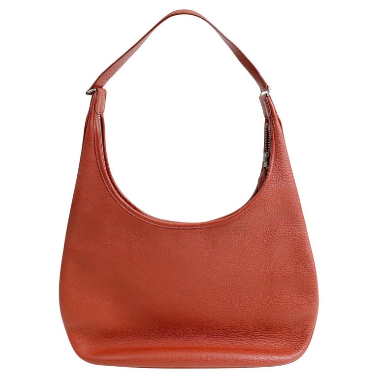 Hermès Rust Clemence Gao Shoulder Bag For Sale at 1stDibs