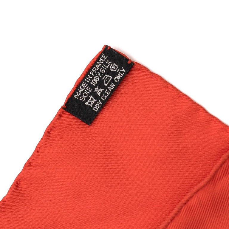 Hermes Red 'Edelweiss' Silk Scarf 90 at 1stDibs hermes red scarf