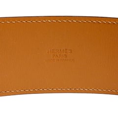Hermès Red Epsom Leather Medor Belt size 80