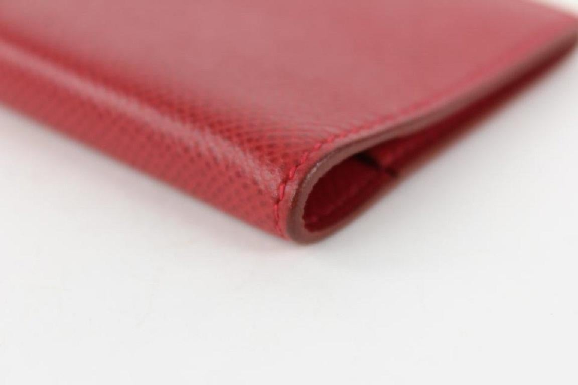 Hermès Red Epsom Leather Mini Agenda Notebook Cover 17her1231 5
