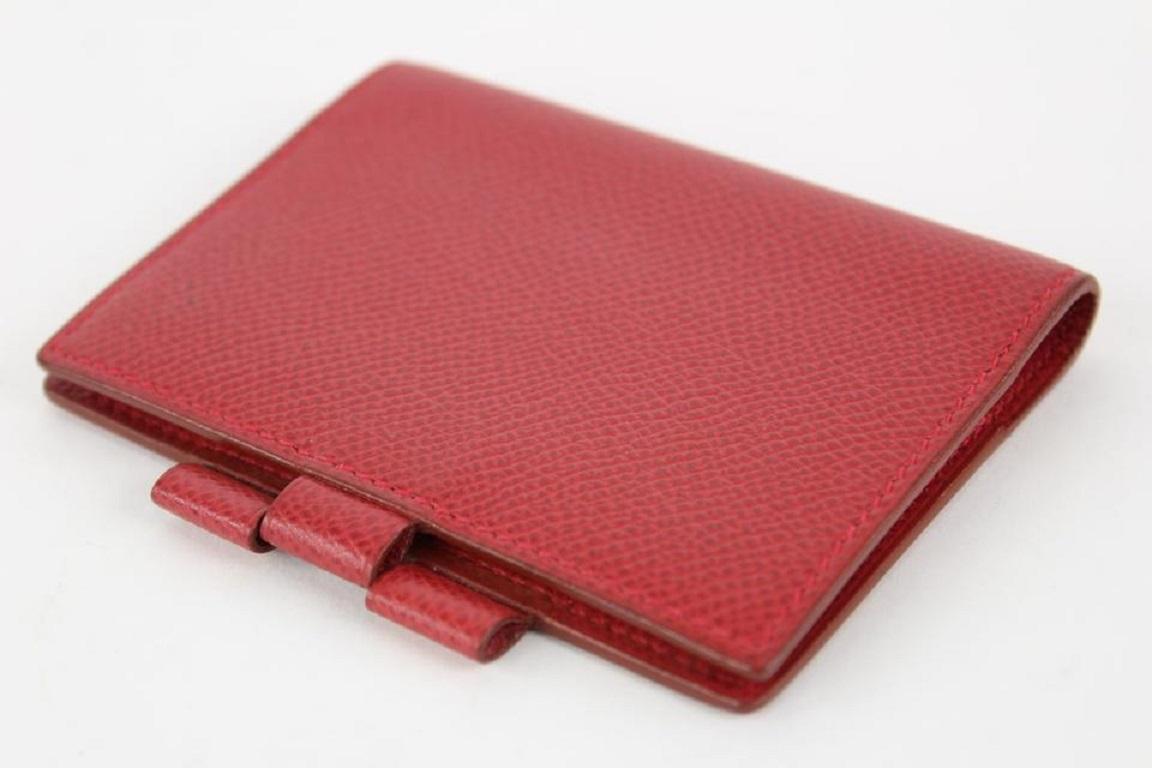Hermès Red Epsom Leather Mini Agenda Notebook Cover 17her1231 4