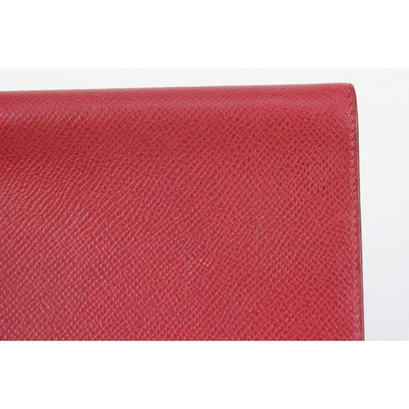 Hermès Red Epsom Leather Mini PDA Agenda Cover 176her712 For Sale 8