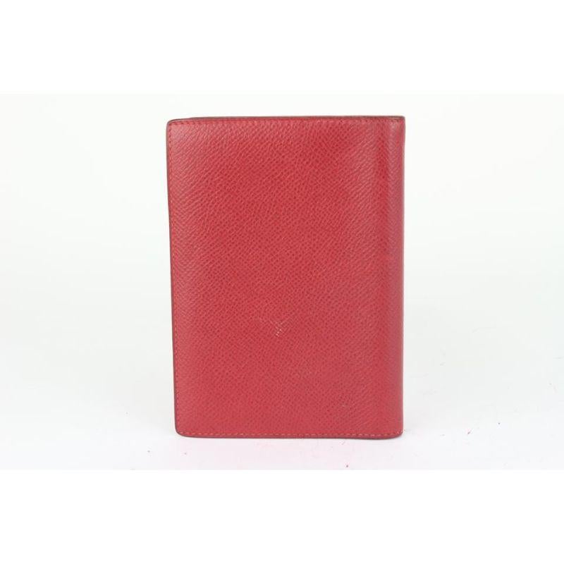 Hermès Red Epsom Leather Mini PDA Agenda Cover 176her712 For Sale 2