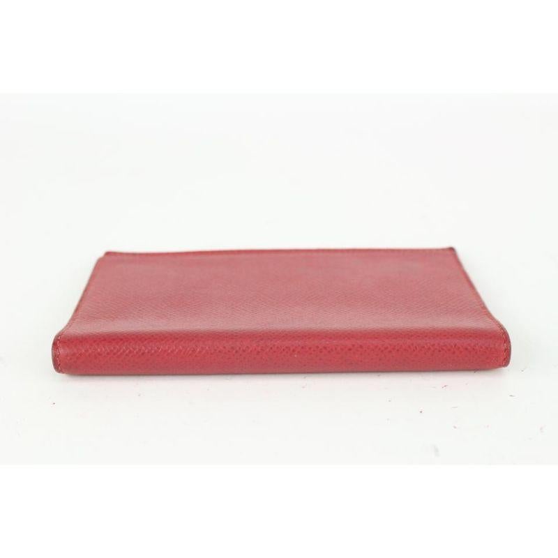 Hermès Red Epsom Leather Mini PDA Agenda Cover 176her712 For Sale 3