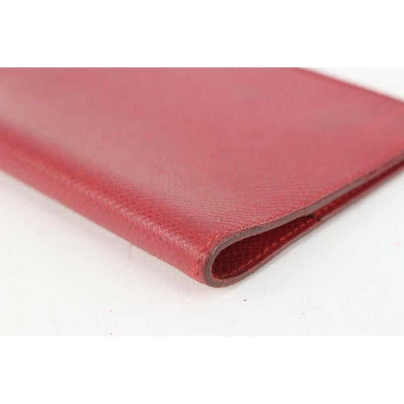 Hermès Red Epsom Leather Mini PDA Agenda Cover 176her712 For Sale 4