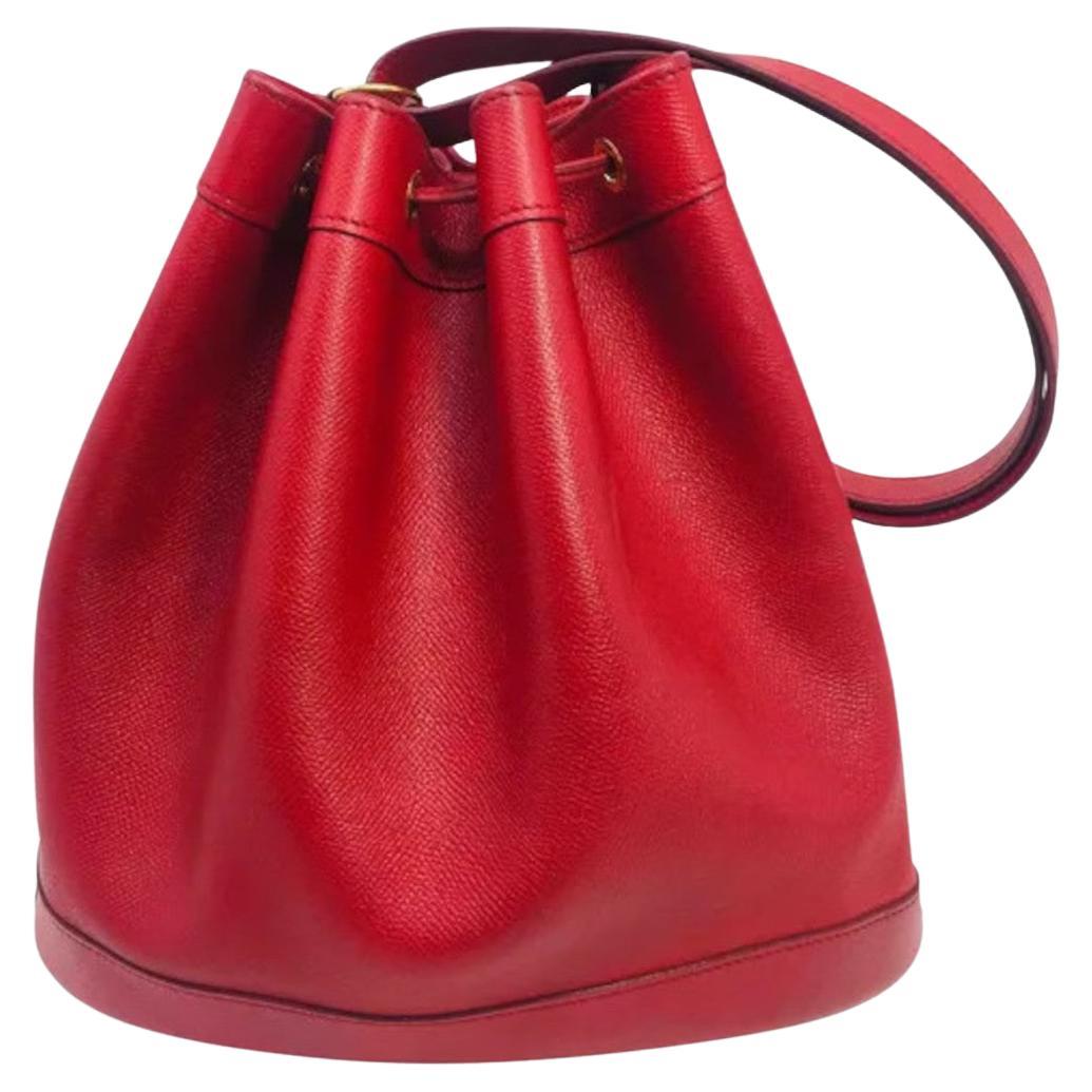 Hermès red epson market bag
