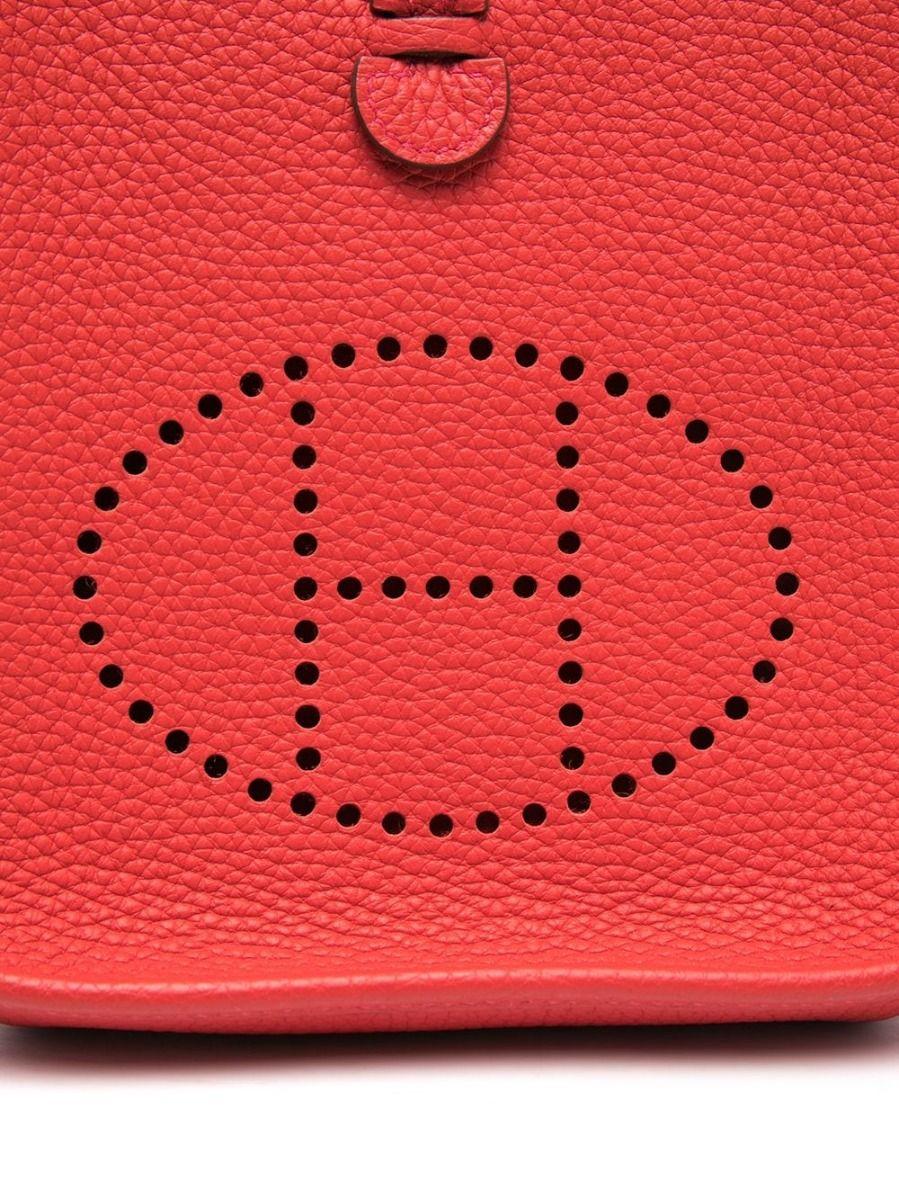 Hermès Red Evelyne TPM Bag In Excellent Condition In London, GB