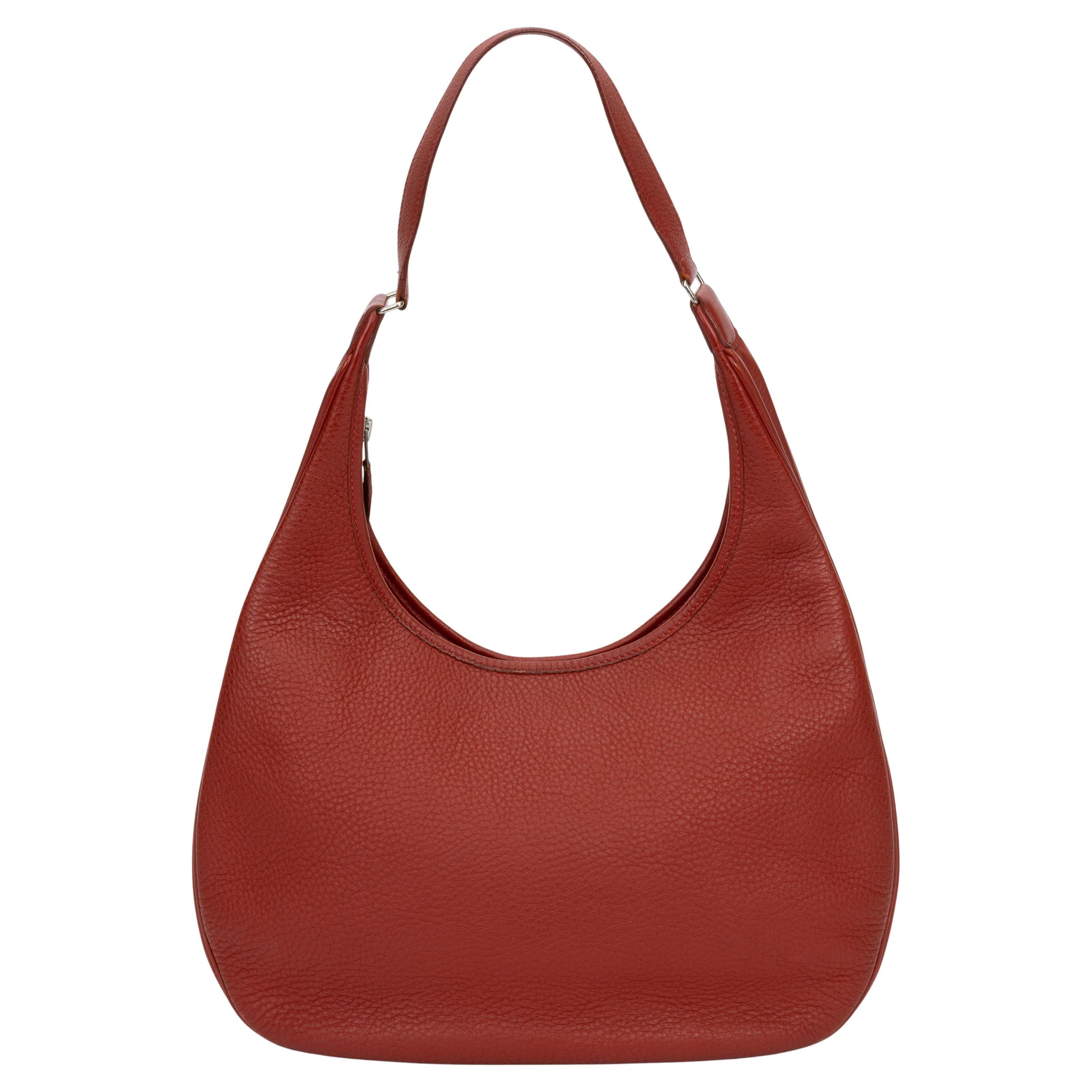 Bolso de hombro Hermès Red Gao Hobo