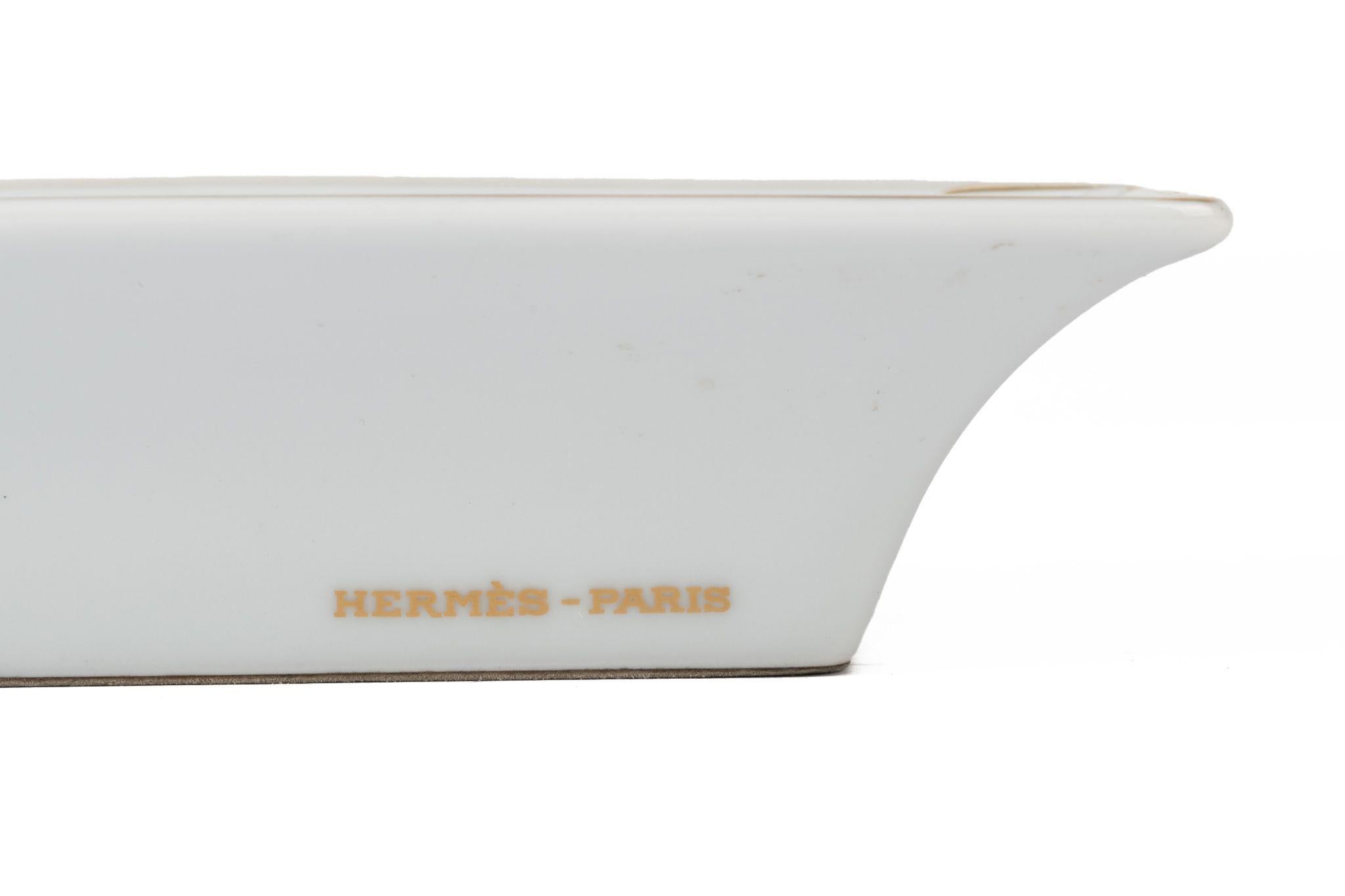 Women's or Men's Hermès Red Horse Carriage Ashtray