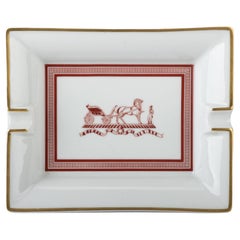 Hermès Red Horse Carriage Ashtray