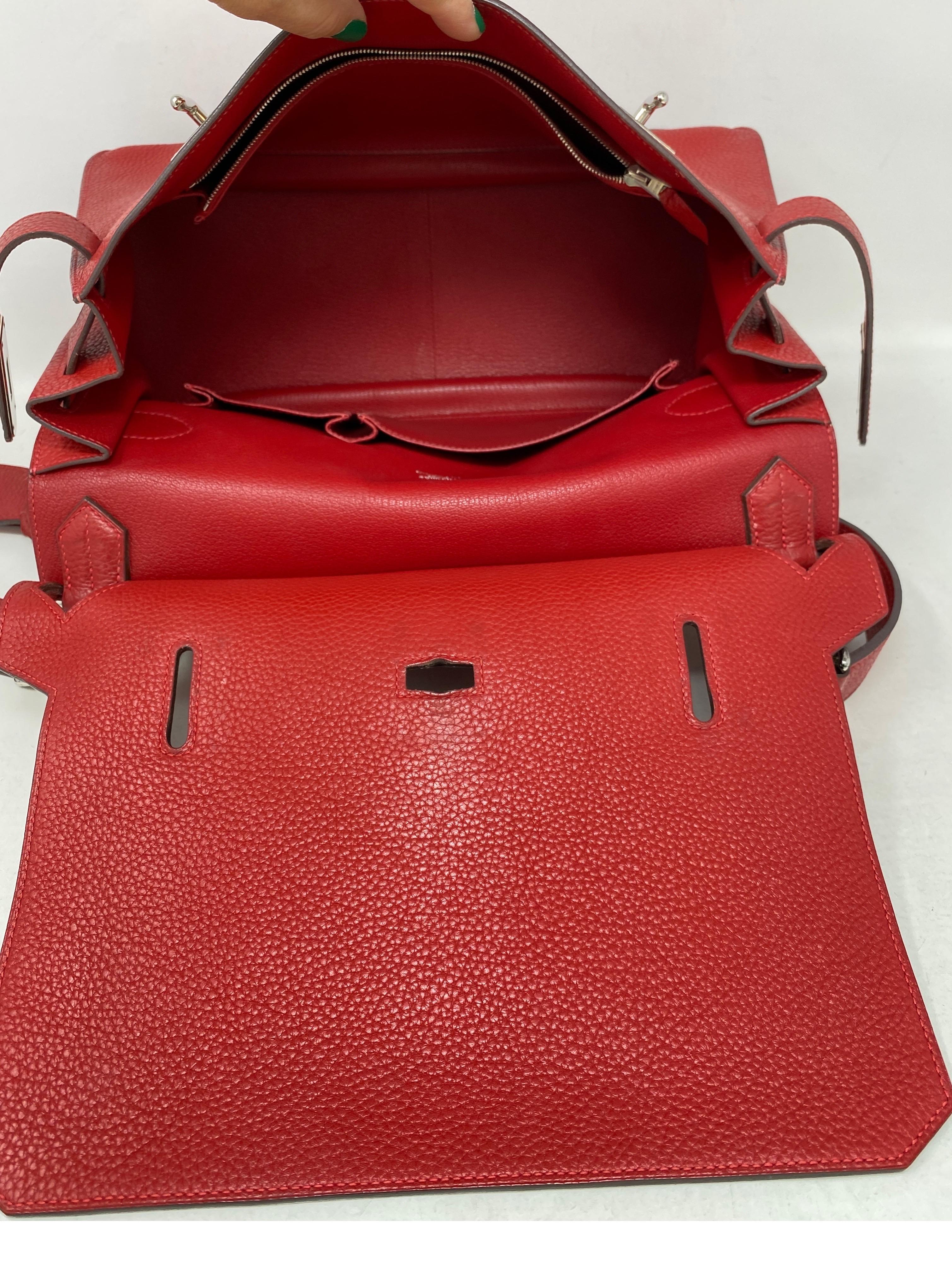 Hermes Red Jypsiere 34 Bag 3