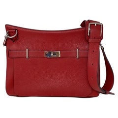 Hermes Red Jypsiere 34 Bag