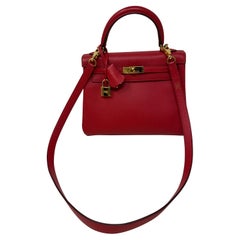 Bolso Kelly 25 Rojo Hermes