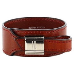 Hermes Red Leather Bracelet