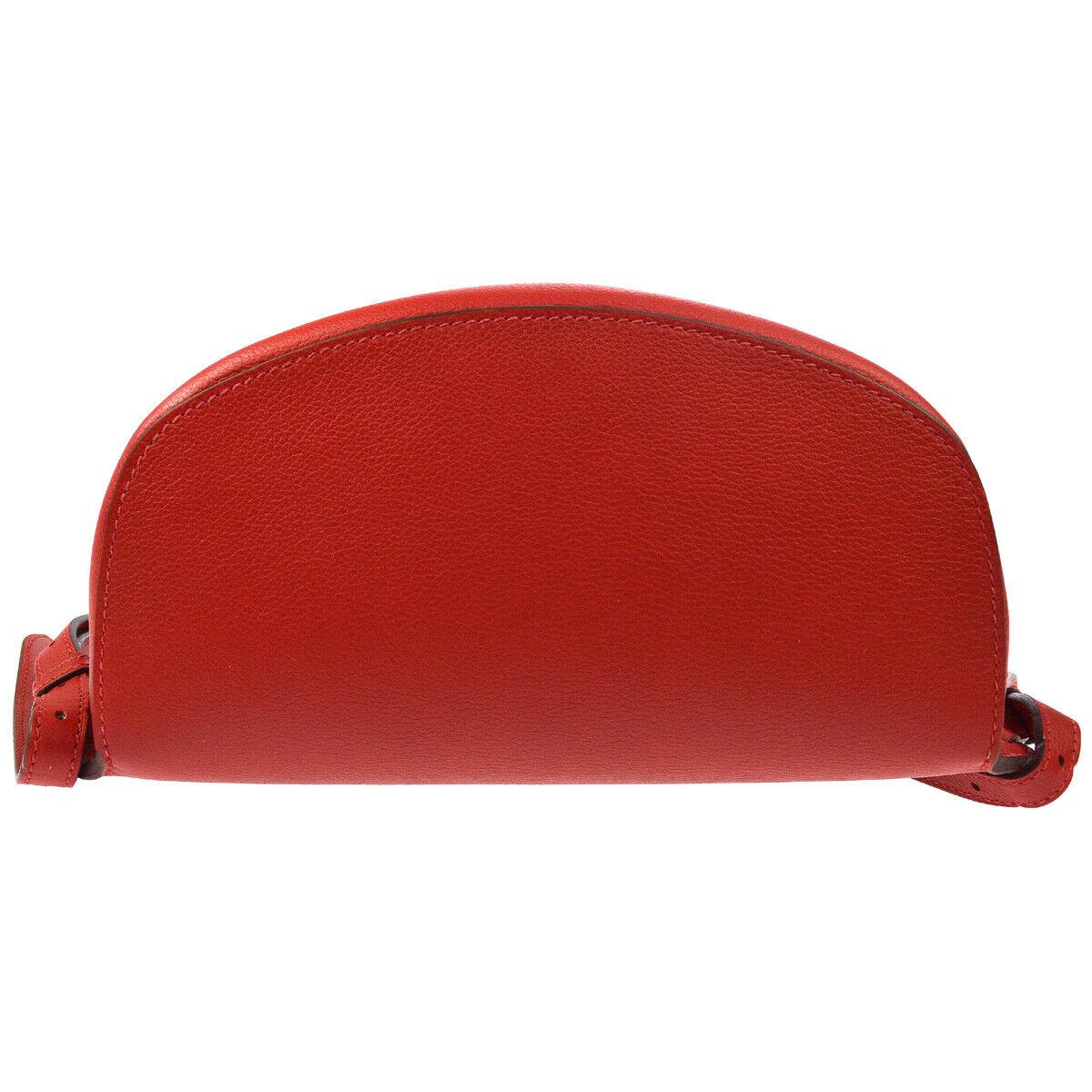 red leather backpack mens