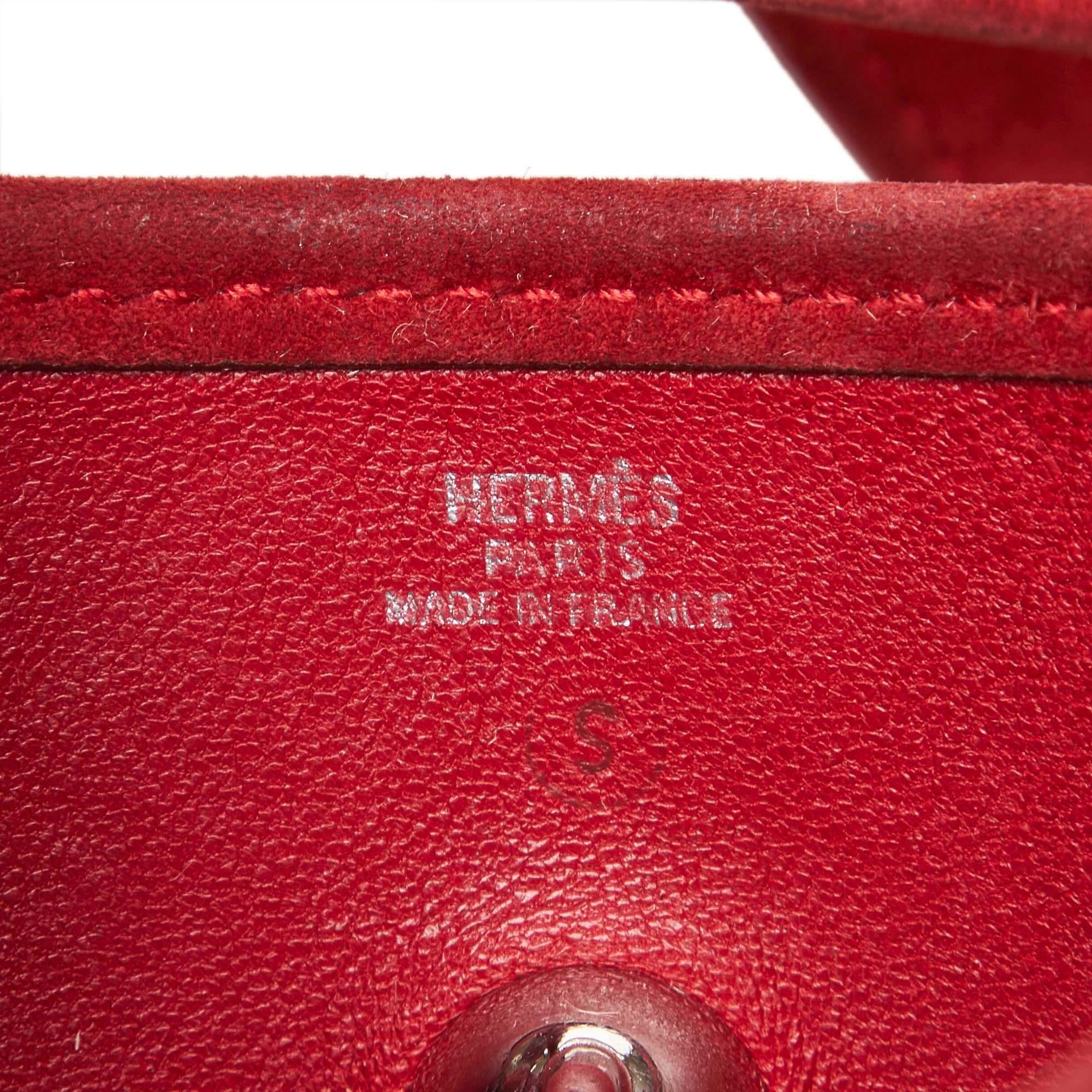 Hermes Red Leather Vespa TPM For Sale 2