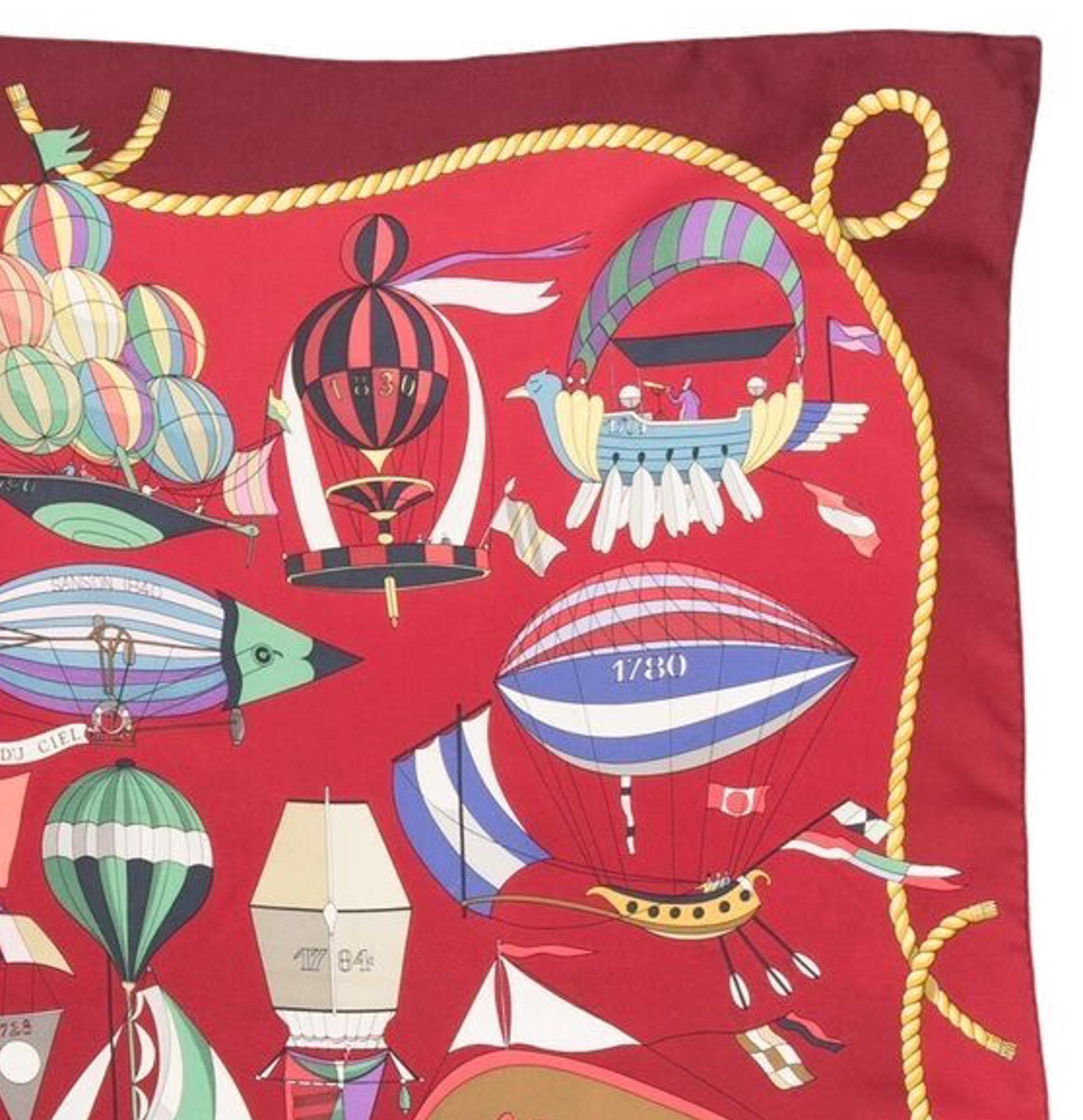 hermes hot air balloon scarf