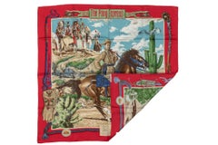 Écharpe Red Pony Express d'Hermès par Kermit Oliver