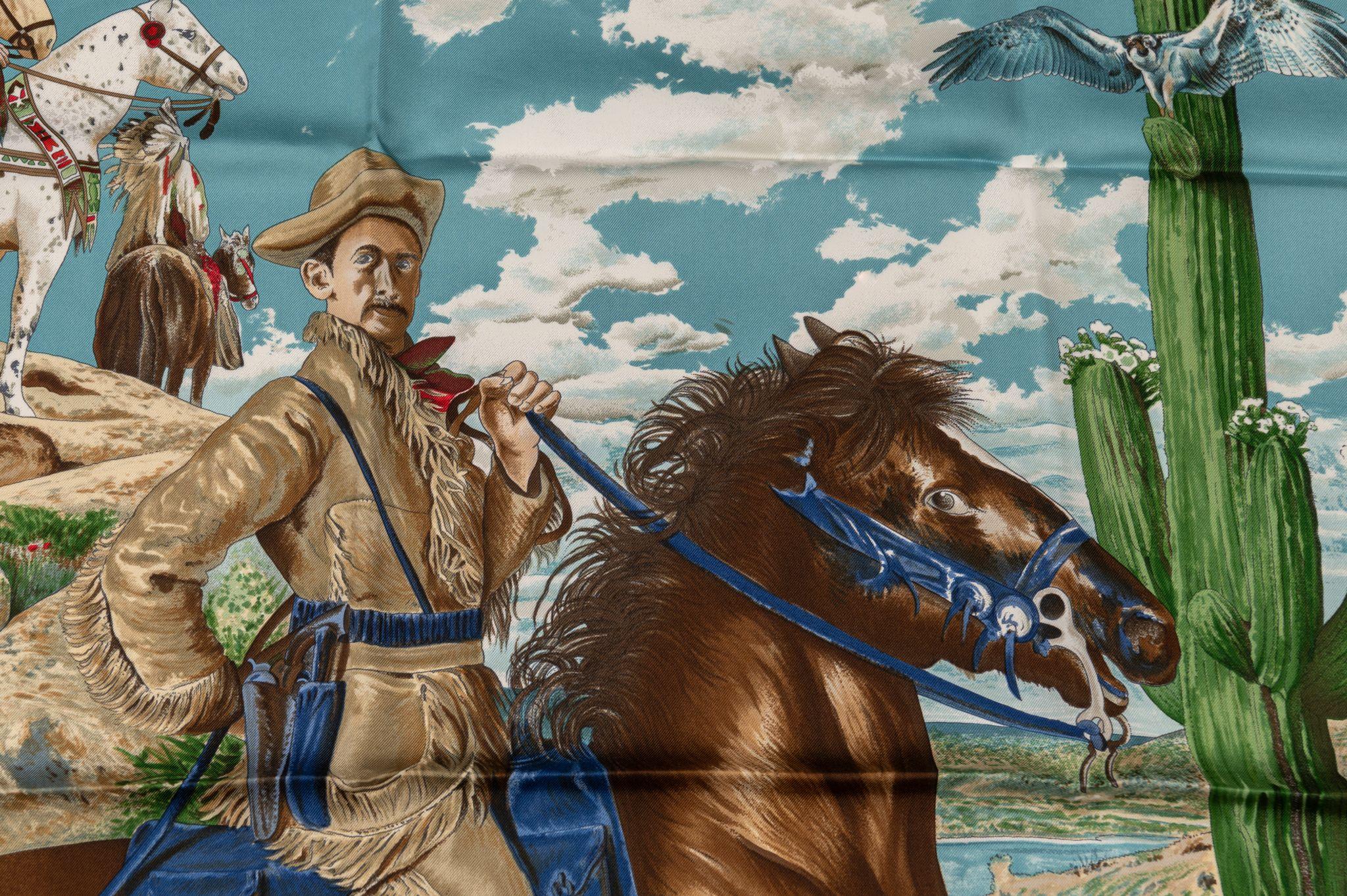 da uomo o donna Sciarpa Hermès Red Pony Express di Kermit Oliver