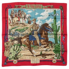 Pañuelo Hermès Red Pony Express de Kermit Oliver