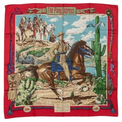 Pañuelo Hermès Red Pony Express de Oliver