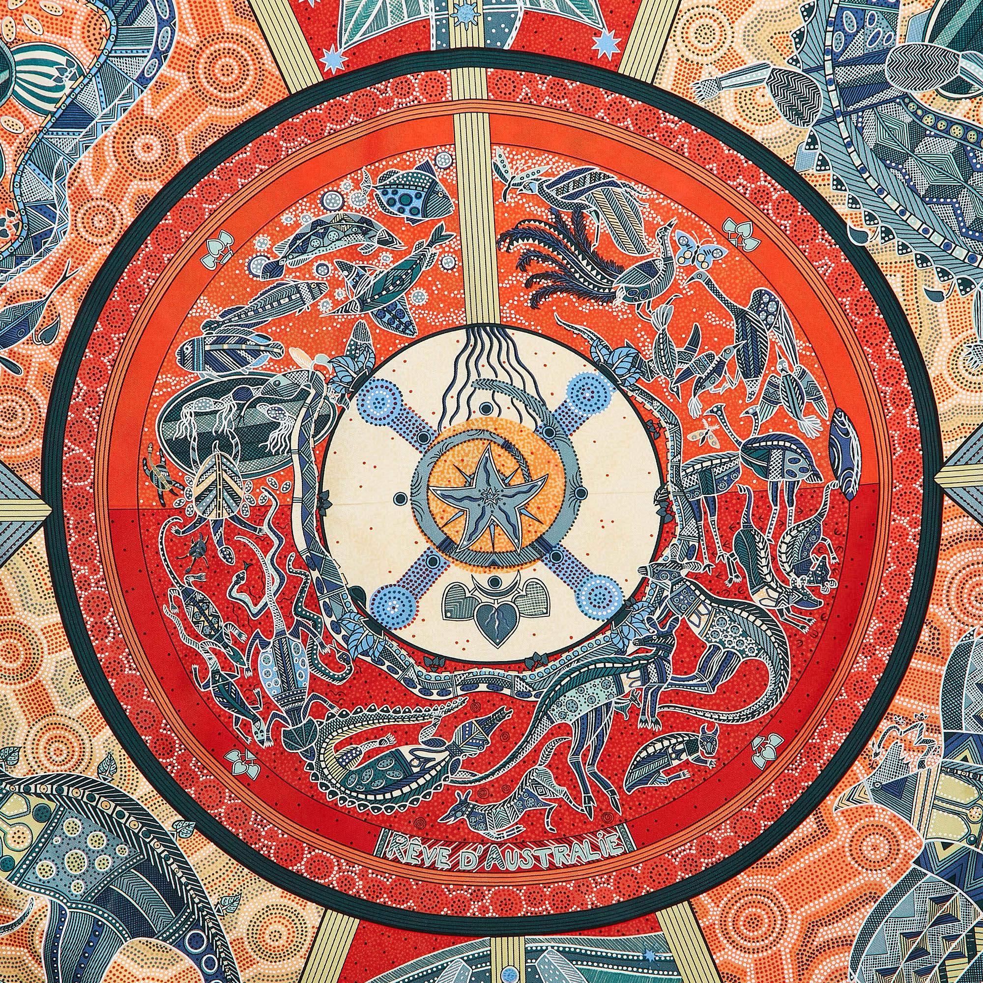 An essential HermÃ¨s accessory  the labels scarves are as iconic as any other creation from the brand and are collectors favorites. This rendition is carefully cut from luxurious silk and designed with an intricate print. There are endless ways to