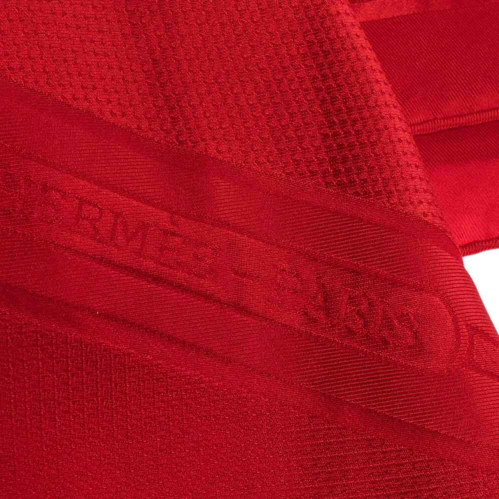 Hermes Red Quadrige Silk Jacquard Losange Scarf 1