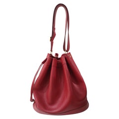 Hermès red satchel bag