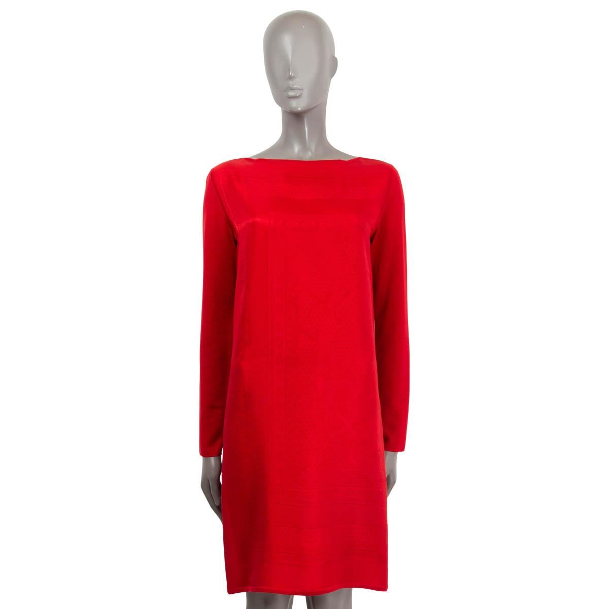 hermes red dress