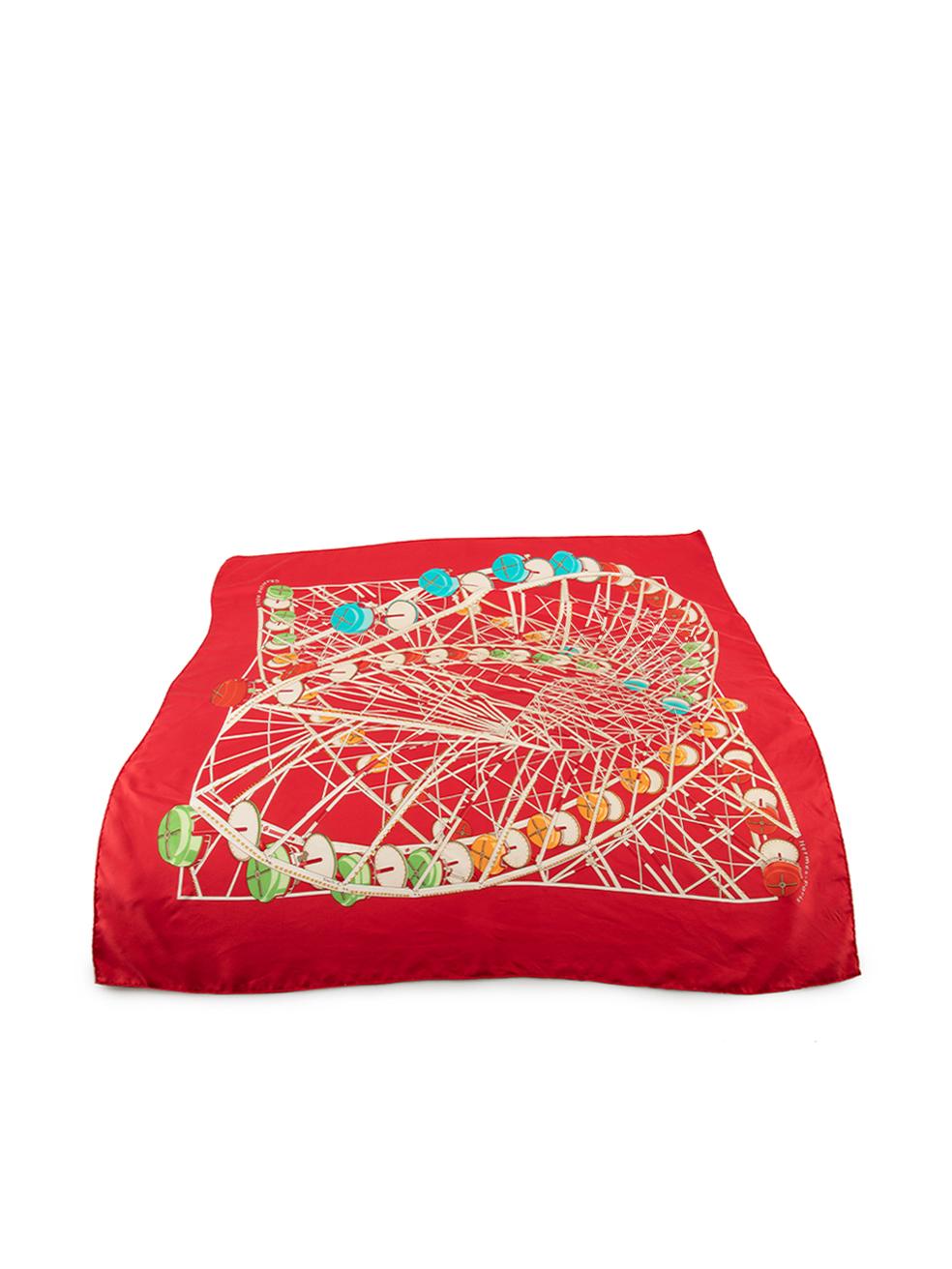 CONDITION is Very good. Minimal wear to scarf is evident. Minimal wear to the silk - particularly at the borders - with discoloured marks on this used Hermès designer resale item. This item comes with original box.



Details


Red

Silk

Square