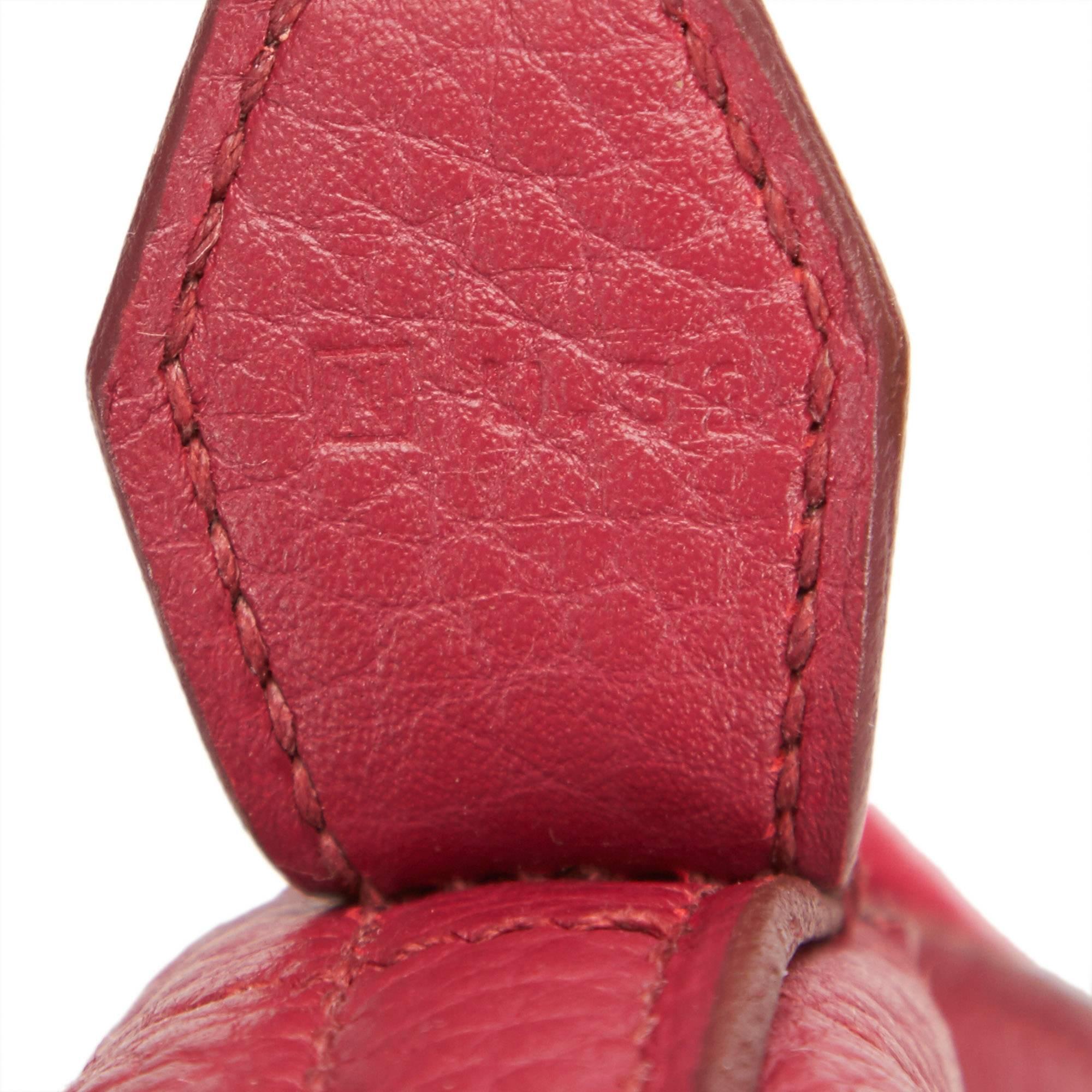 Hermes Red Taurillon Bolide 31 Bag For Sale 2