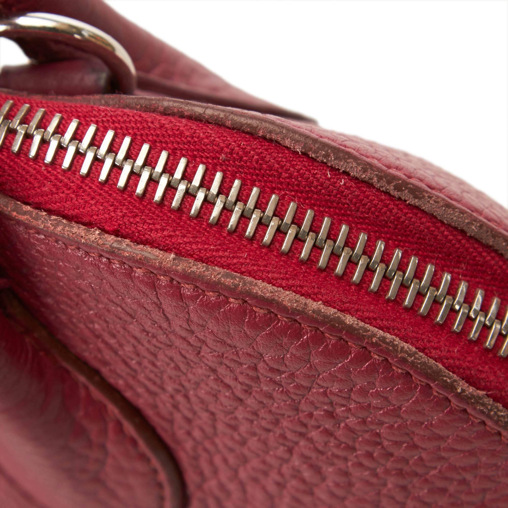 Hermes Red Taurillon Bolide 31 Bag For Sale 3