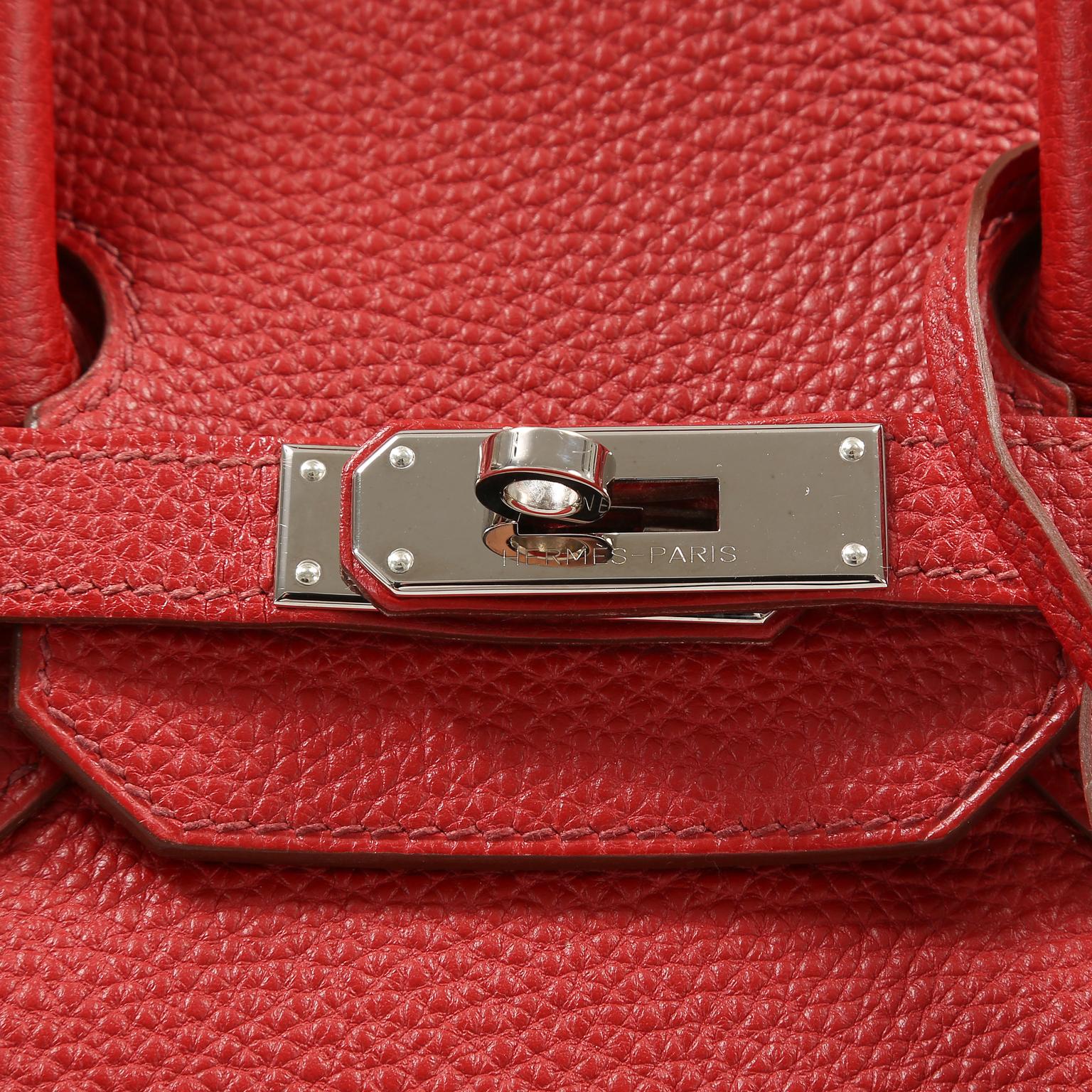 Hermès Red Togo 35 cm Birkin Bag 3