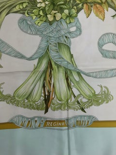 Hermes Regina silk twill Scarf by Leila Menchari