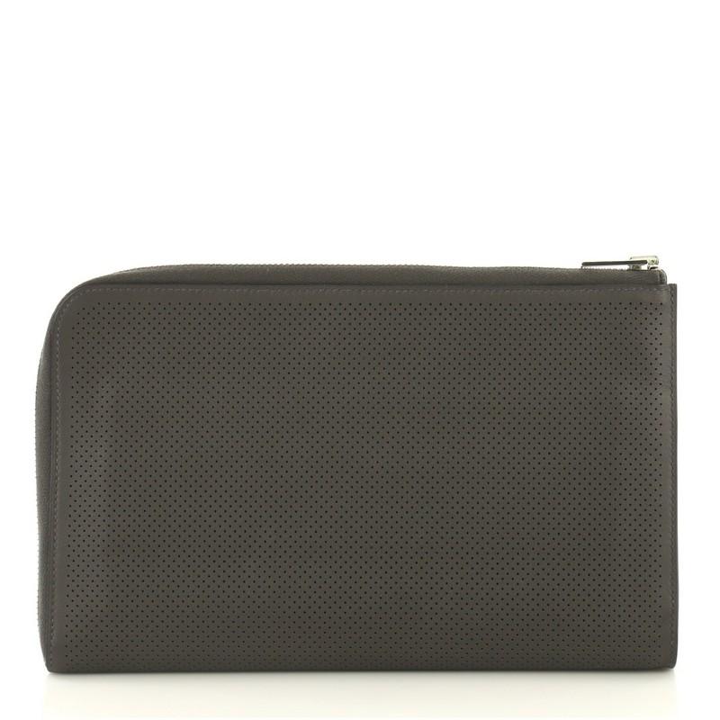 Hermes Remix Duo Wallet Perforated Swift Medium In Good Condition In NY, NY