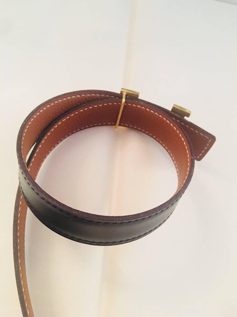 reversible hermes belt