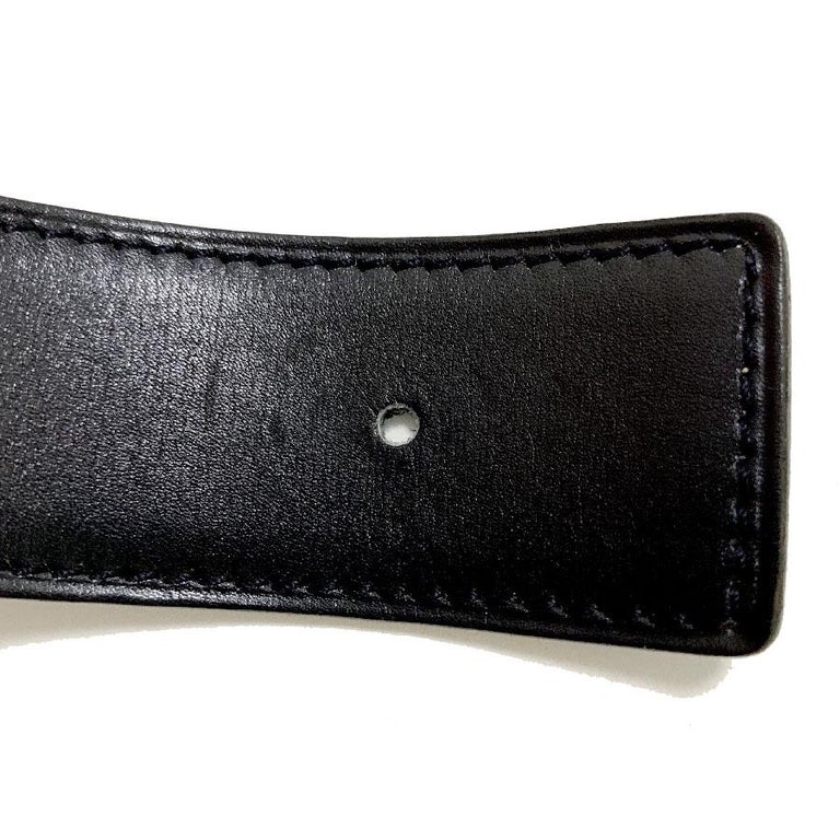 HERMES Reversible Belt Leather 32 mm at 1stDibs