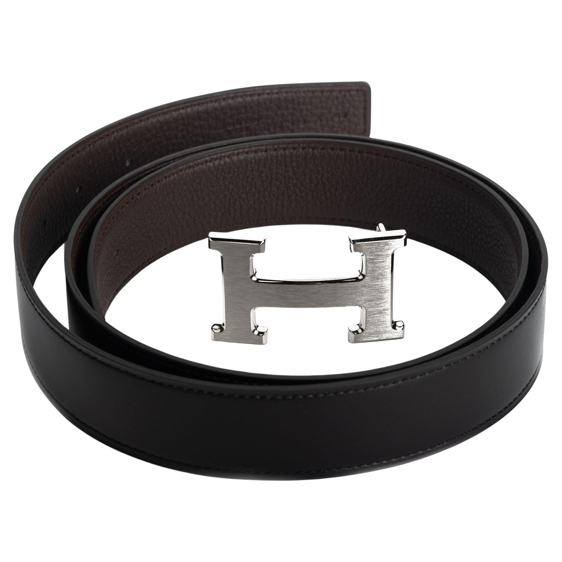 Chanel Chanel Gold Tone Black Leather Belt