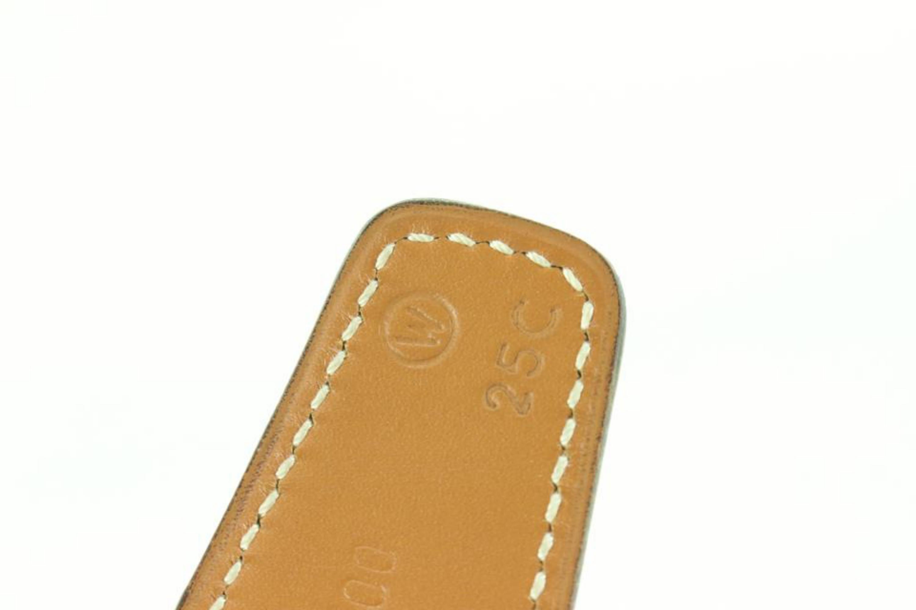 Hermès Kit ceinture réversible noire x marron x or 24mm Constance H Logo 72h84s en vente 6